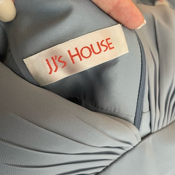 NWT- Dusty Blue Chiffon Bridesmaid Dress - JJ’s Warehouse - Picture 6 of 7